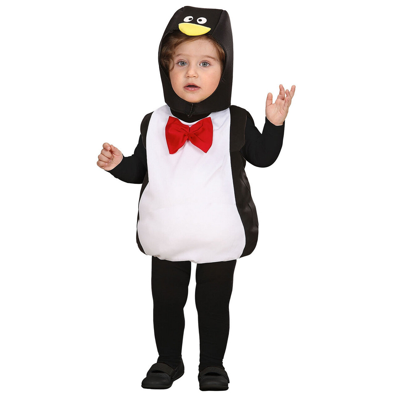 Op deze afbeelding zie je een Kostuums, van het merk Widmann. Opgevulde Pinguin Kind Kostuum Kind