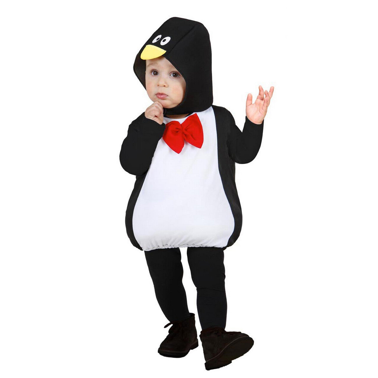 Op deze afbeelding zie je een Kostuums, van het merk Widmann. Opgevulde Pinguin Kind Kostuum Kind