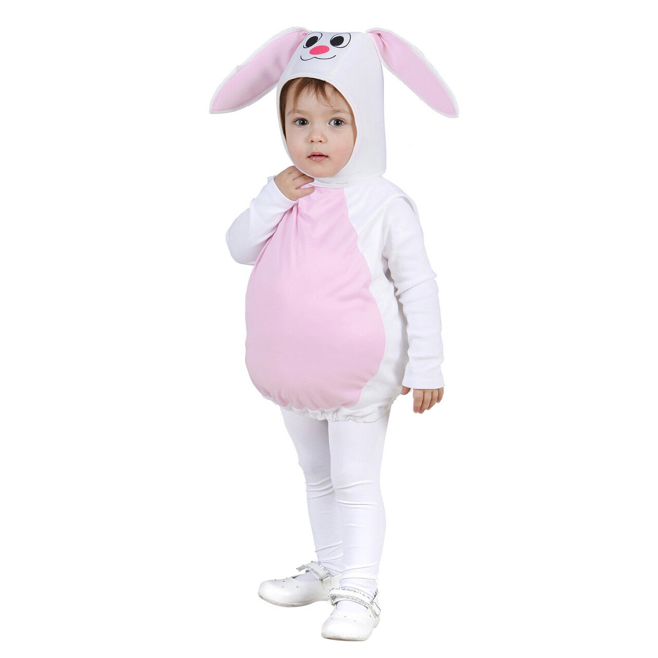 Op deze afbeelding zie je een Kostuums, van het merk Widmann. Opgevuld Konijn Kind Whats Up Doc Kostuum Kind