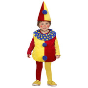 Op deze afbeelding zie je een Kostuums, van het merk Widmann. Opgevulde Clown Kind Baby Pierot Kostuum Kind