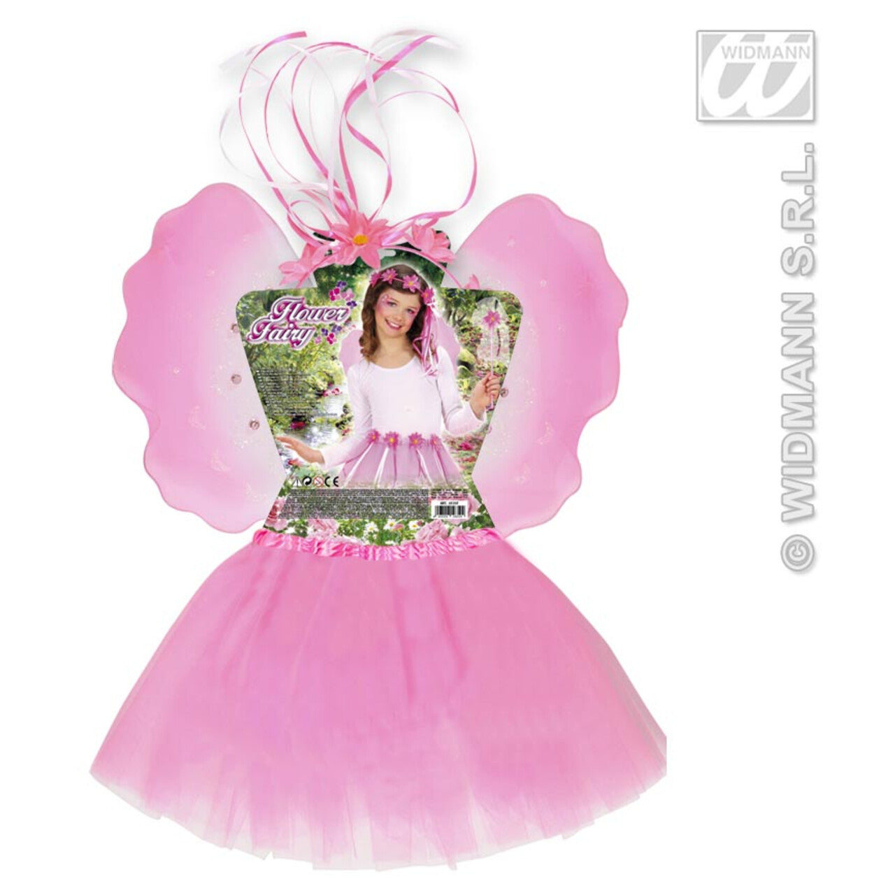 Op deze afbeelding zie je een Accessoires, van het merk Widmann. Bloemenfee Set Kind