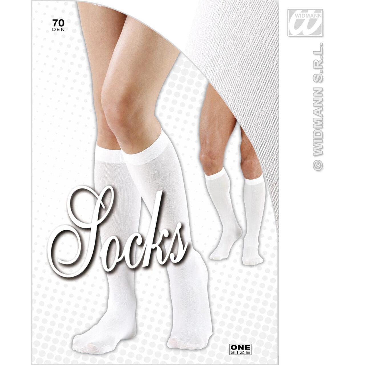 Op deze afbeelding zie je een Accessoires, van het merk Widmann. Sokken Wit