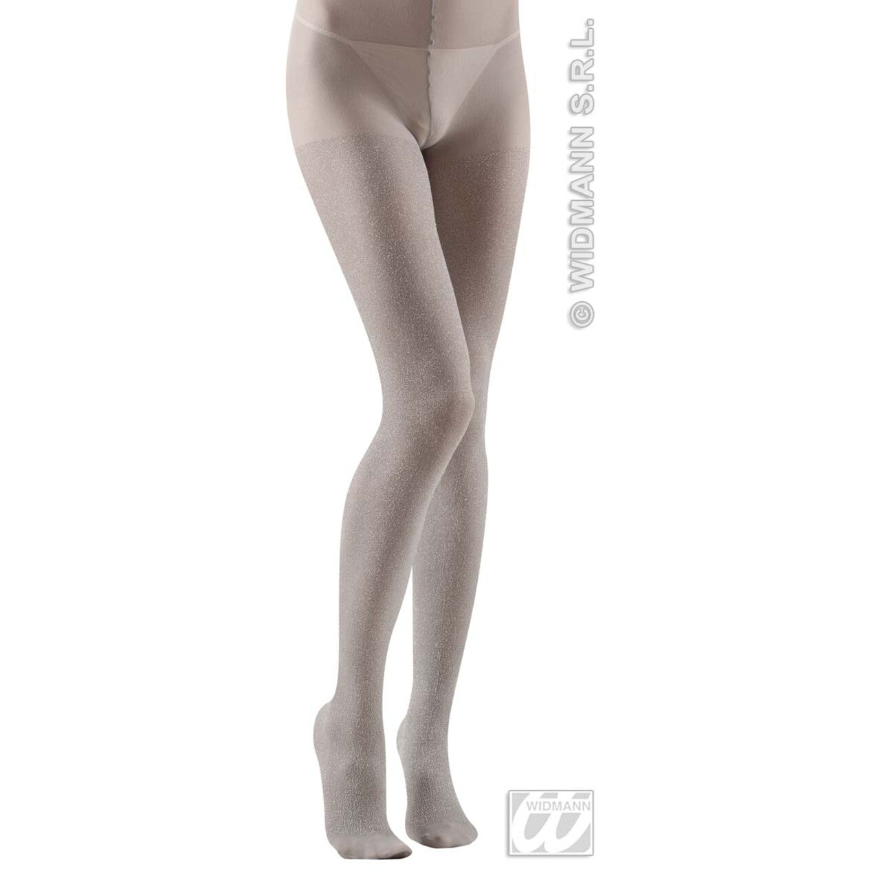 Op deze afbeelding zie je een Accessoires, van het merk Widmann. Panty 40 Denier Glitter Zilver