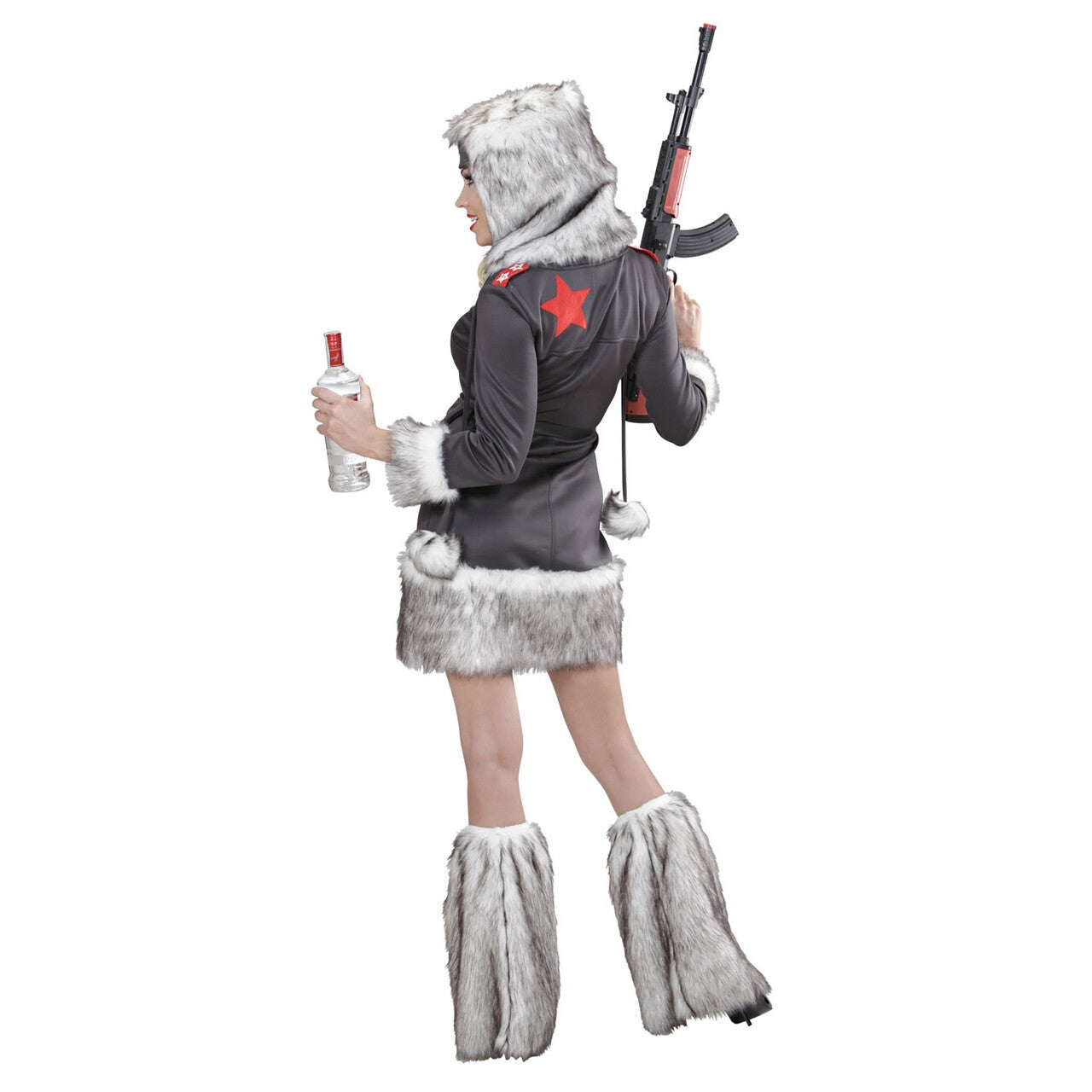 Op deze afbeelding zie je een Kostuums, van het merk Widmann. Nikita Sexy Comrade Vrouw Kostuum