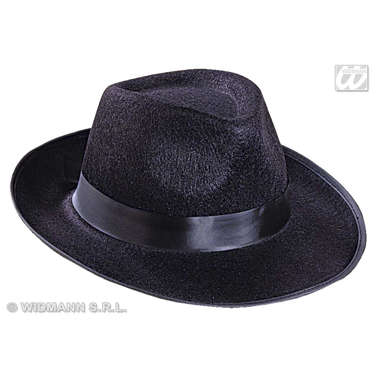 Op deze afbeelding zie je een Accessoires, van het merk Widmann. Gangsterhoed, Vilt