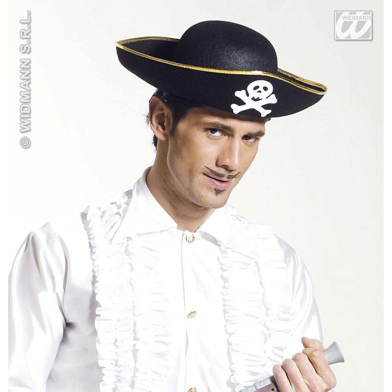 Op deze afbeelding zie je een Accessoires, van het merk Widmann. Piratenhoed, Vilt