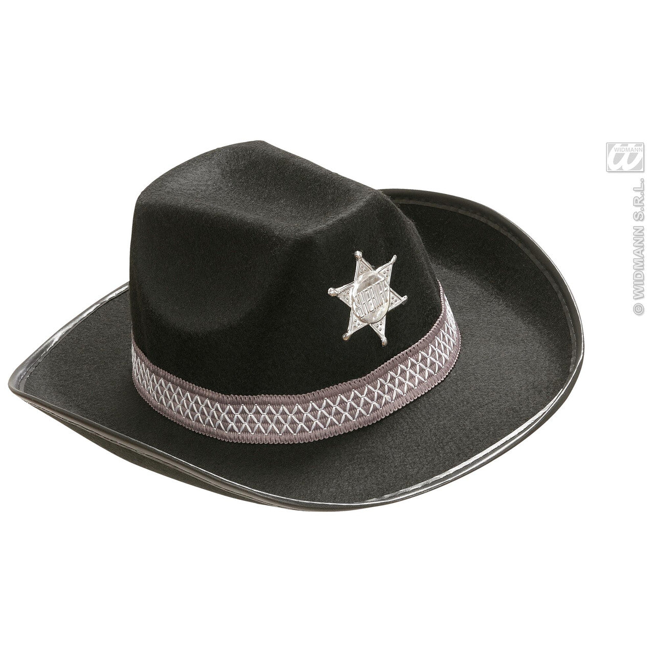 Op deze afbeelding zie je een Accessoires, van het merk Widmann. Hoed Sheriff Zwart
