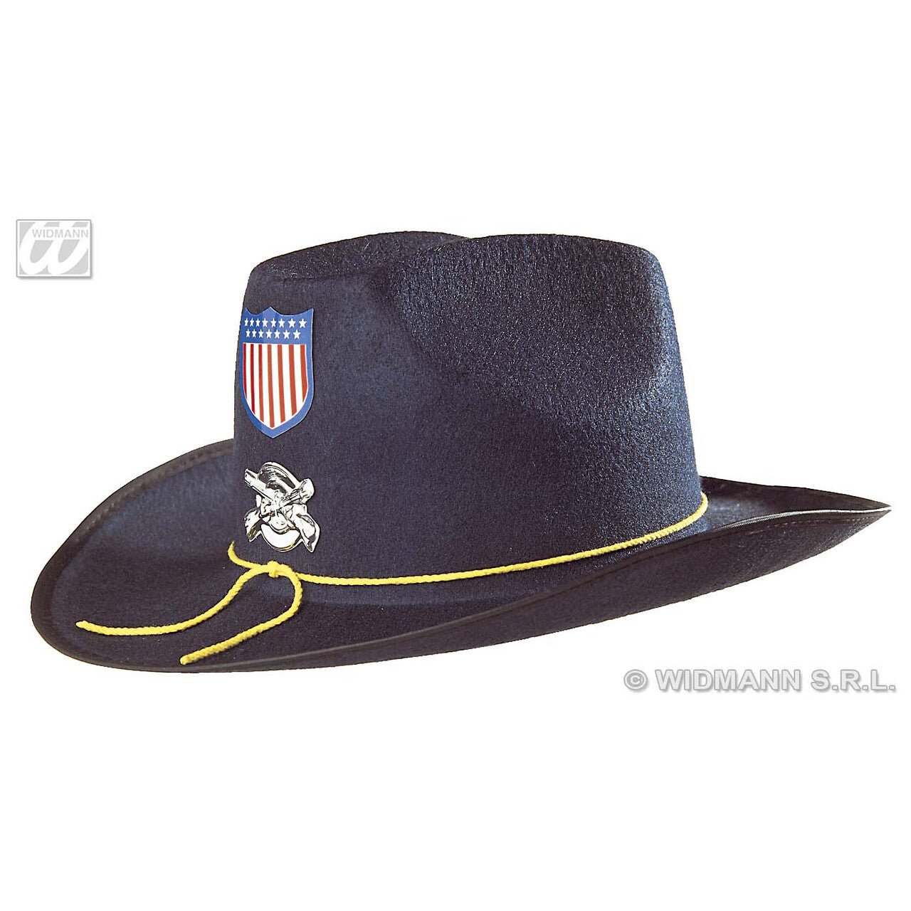 Op deze afbeelding zie je een Accessoires, van het merk Widmann. Burgeroorlog Hoed + Decoratie