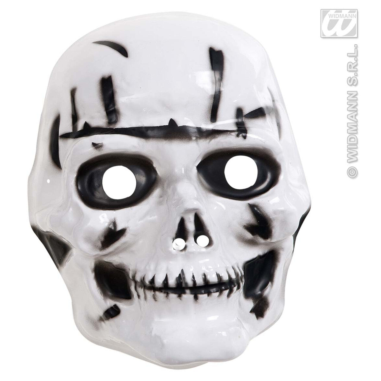 Op deze afbeelding zie je een Accessoires, van het merk Widmann. Kindermasker Schedel