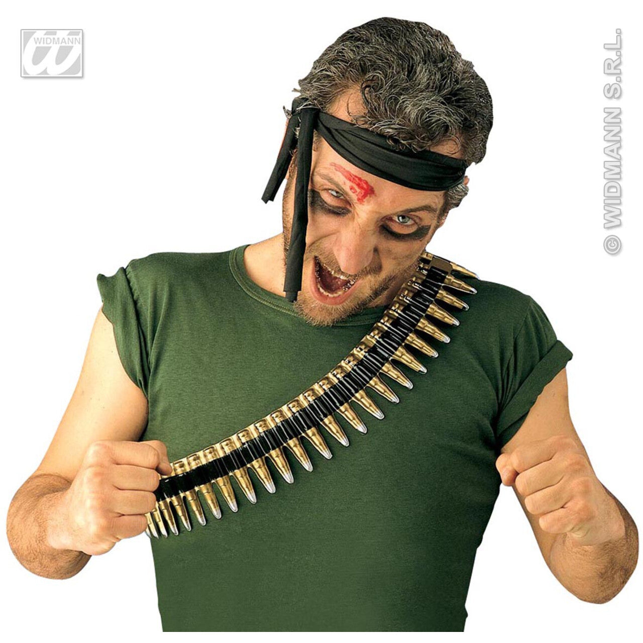 Op deze afbeelding zie je een Accessoires, van het merk Widmann. Riem Met Kogels