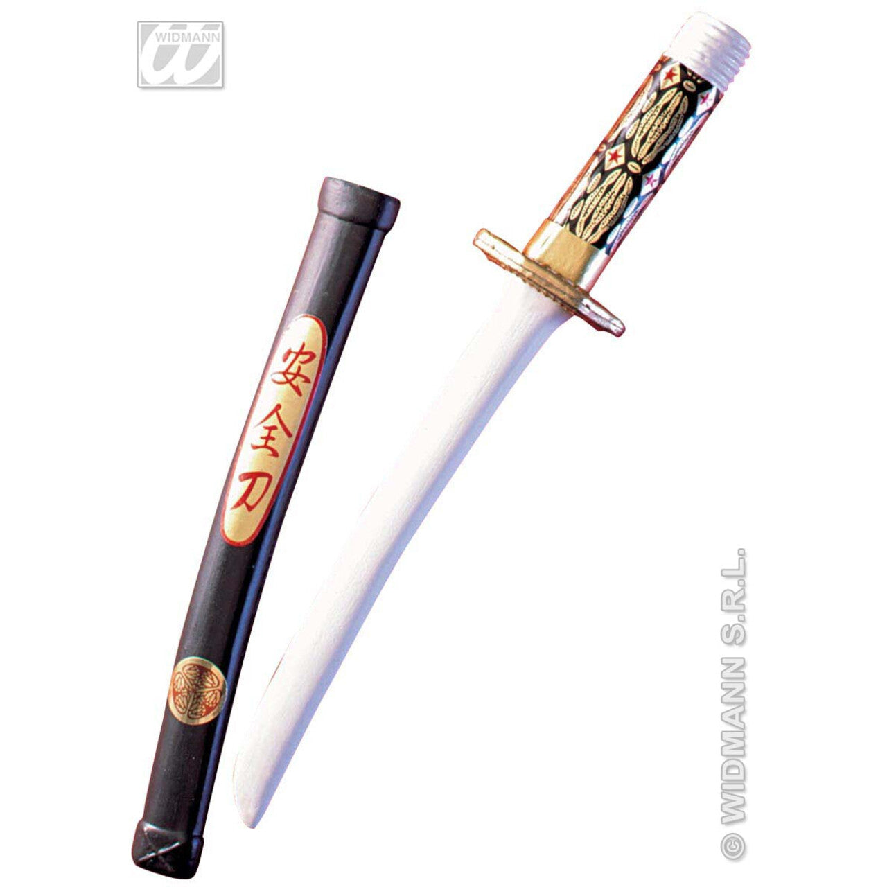 Op deze afbeelding zie je een Accessoires, van het merk Widmann. Dolk Ninja Met Schede