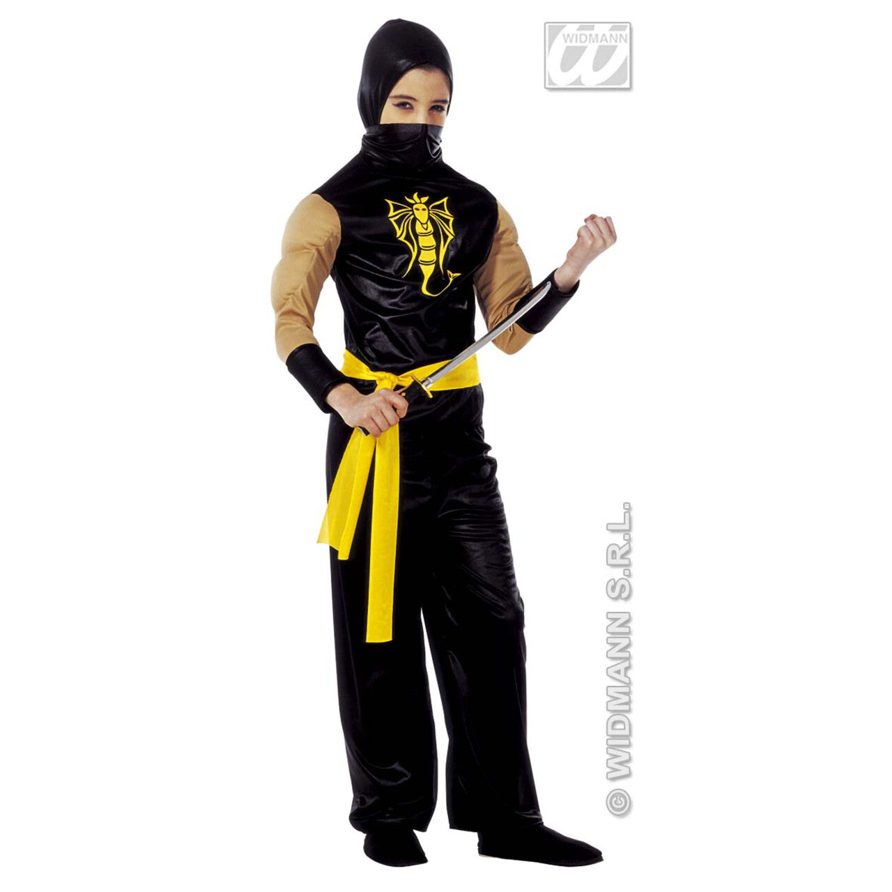 Op deze afbeelding zie je een Accessoires, van het merk Widmann. Dolk Ninja Met Schede
