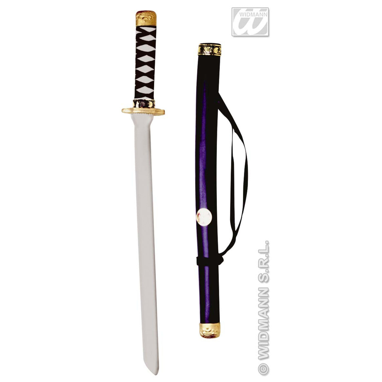 Op deze afbeelding zie je een Accessoires, van het merk Widmann. Zwaard Ninja Met Schede