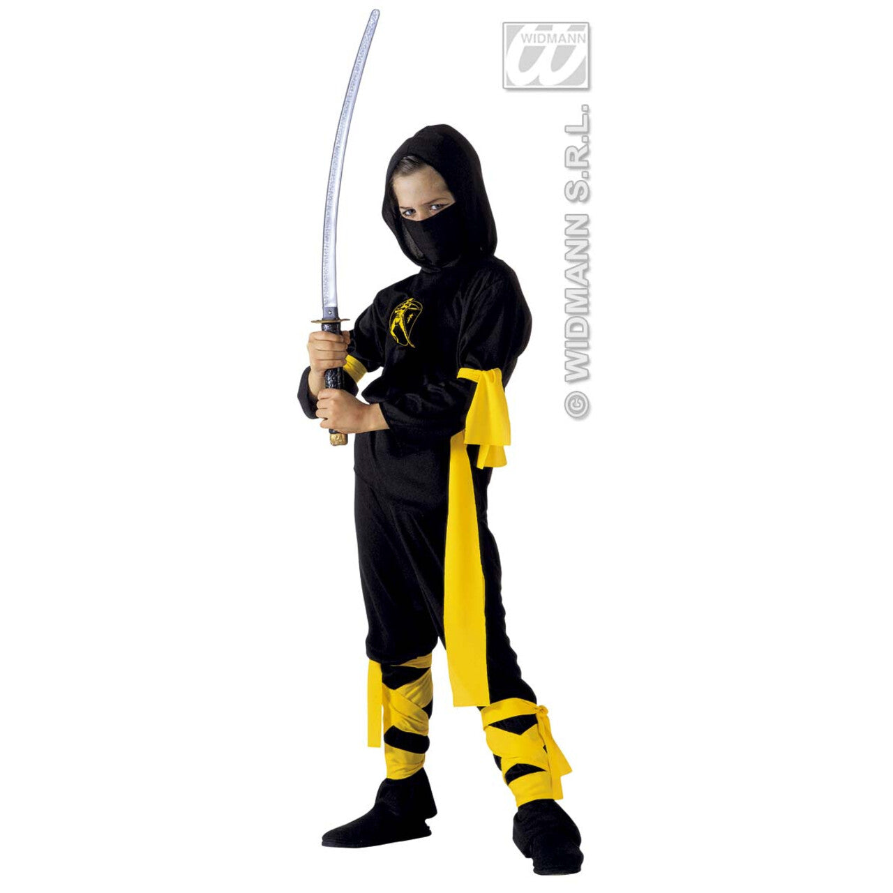 Op deze afbeelding zie je een Accessoires, van het merk Widmann. Zwaard Ninja Met Schede