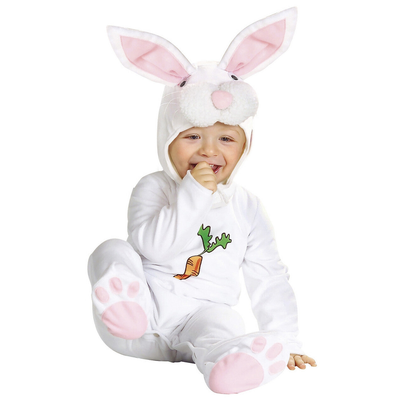 Op deze afbeelding zie je een Kostuums, van het merk Widmann. Baby Konijn Bunny Kostuum Kind
