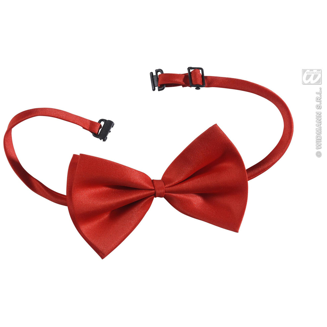 Op deze afbeelding zie je een Accessoires, van het merk Widmann. Luxe Verstelbaar Strikje, Rood