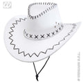 Cowboyhoed Wit Met Decoratie