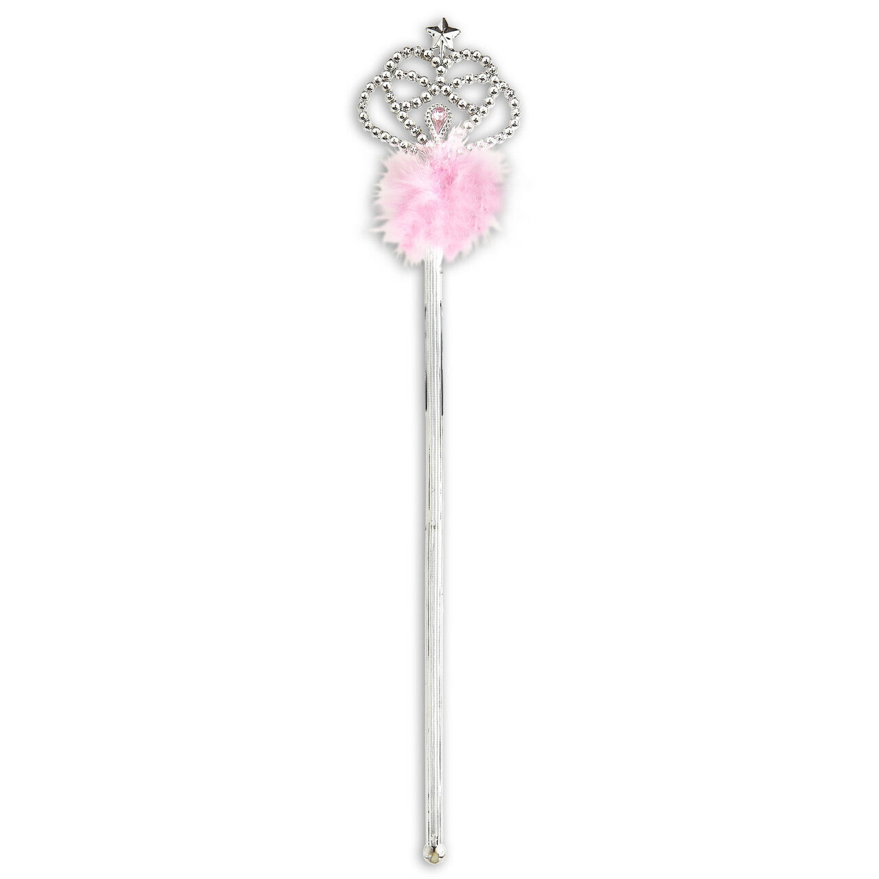 Op deze afbeelding zie je een Accessoires, van het merk Widmann. Betoverende Feeenstaf Met Marabou, Roze