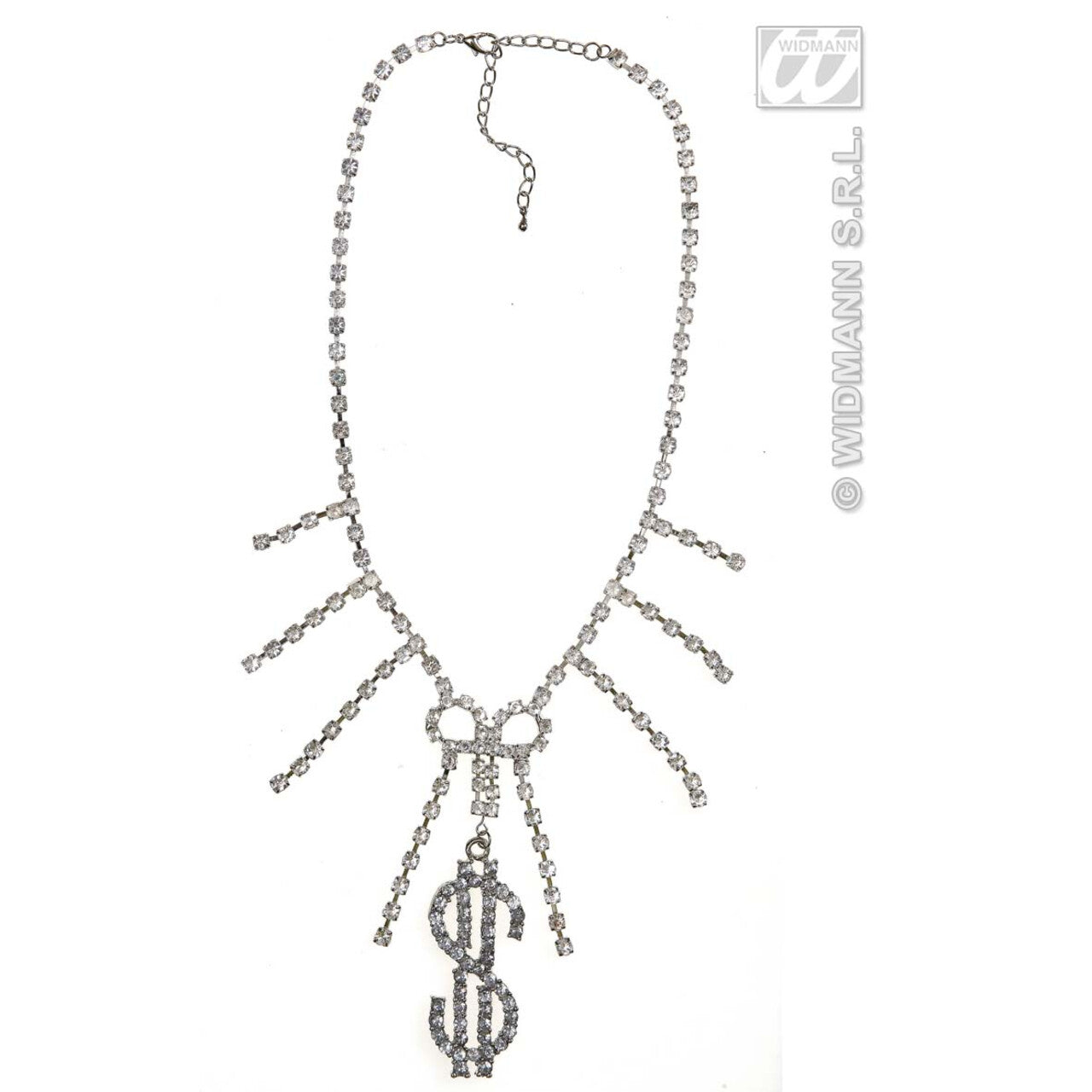 Op deze afbeelding zie je een Accessoires, van het merk Widmann. Choker Strass