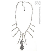 Op deze afbeelding zie je een Accessoires, van het merk Widmann. Choker Strass