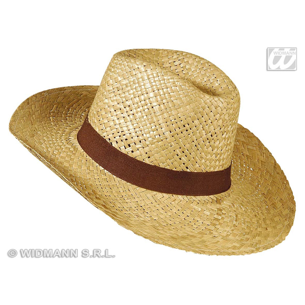 Op deze afbeelding zie je een Accessoires, van het merk Widmann. Strohoed Texas Met Band