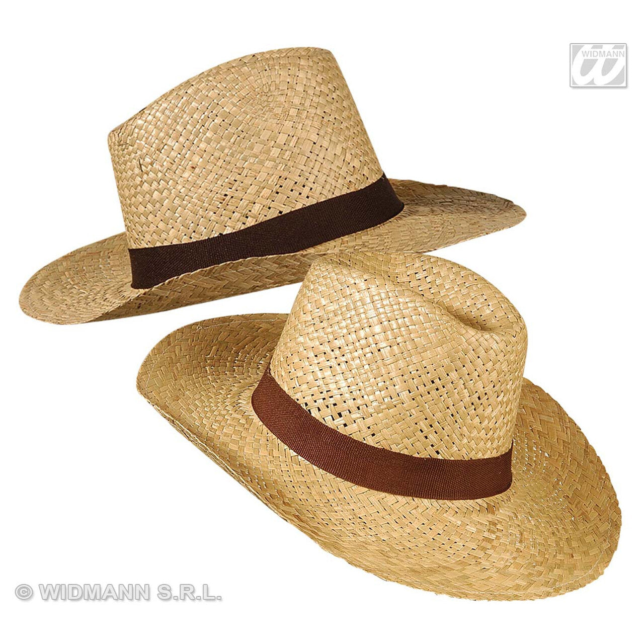 Op deze afbeelding zie je een Accessoires, van het merk Widmann. Strohoed Texas Met Band