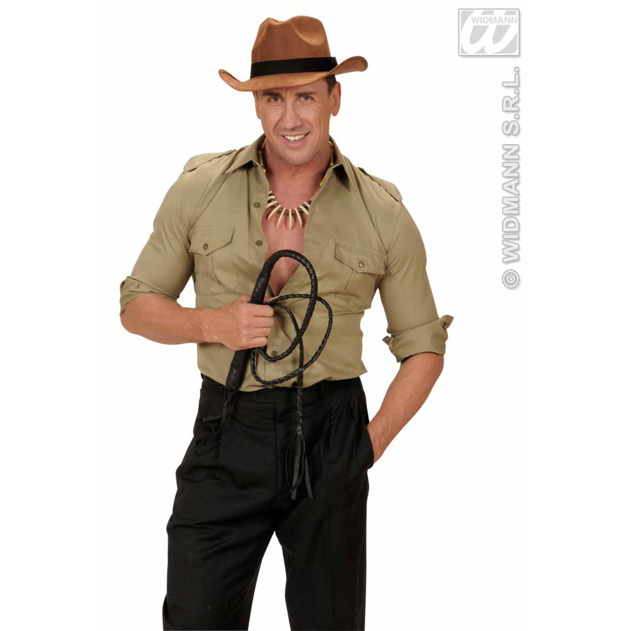 Op deze afbeelding zie je een Accessoires, van het merk Widmann. Hoed Avonturier