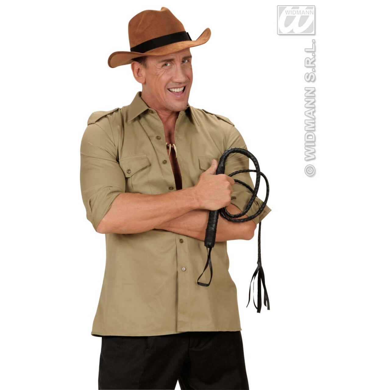 Op deze afbeelding zie je een Accessoires, van het merk Widmann. Hoed Avonturier