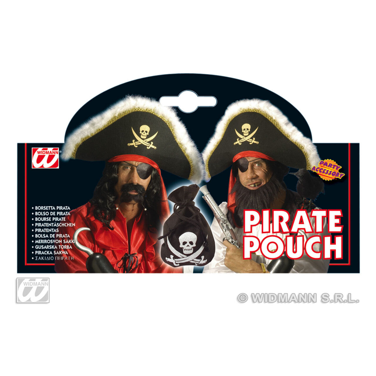 Op deze afbeelding zie je een Accessoires, van het merk Widmann. Piraten Juwelentasje