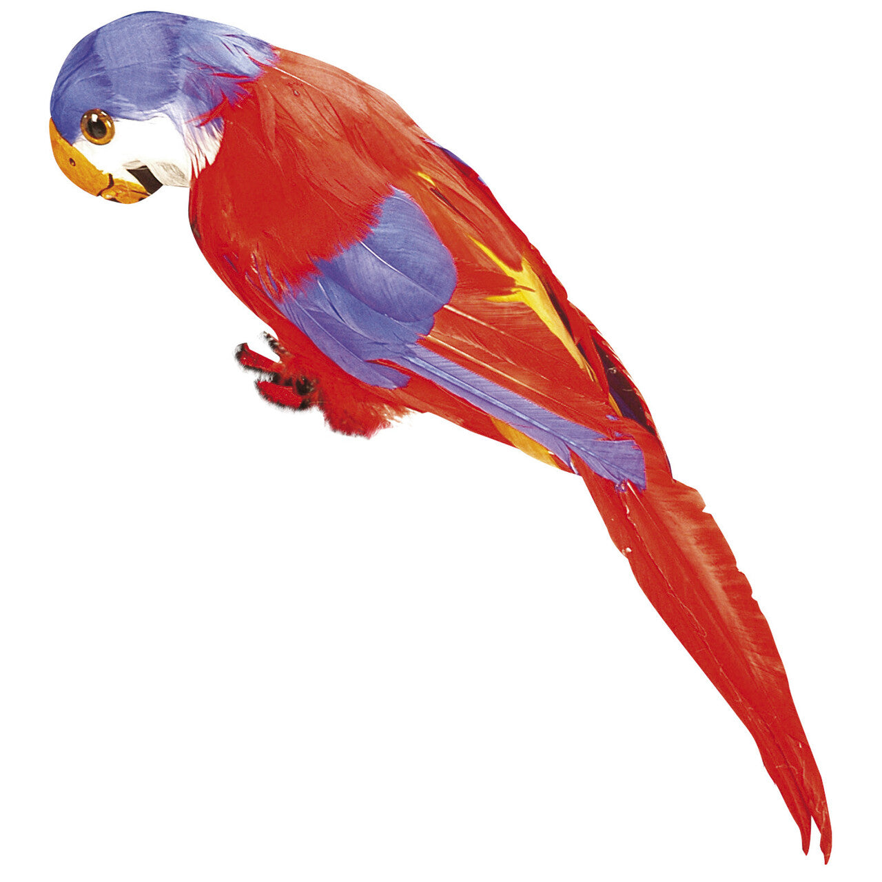 Op deze afbeelding zie je een Decoratie, van het merk Widmann. Ms Parrot Decoratieve Papegaai, Rood