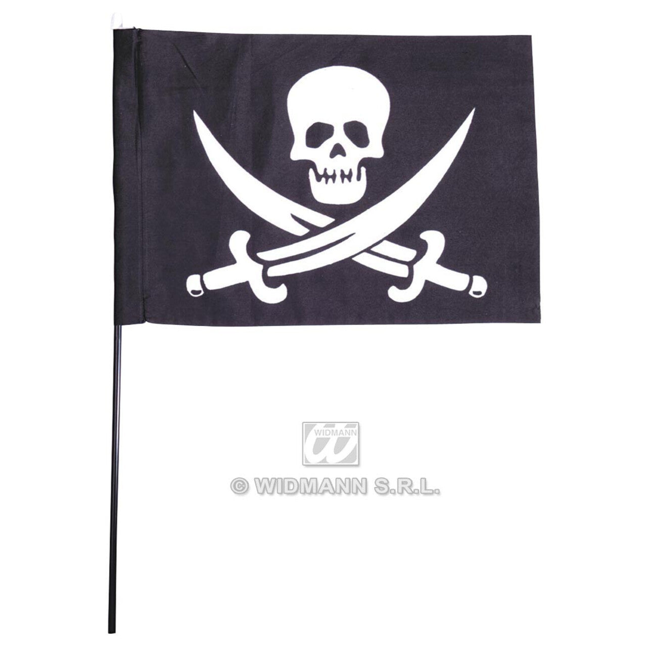 Op deze afbeelding zie je een Decoratie, van het merk Widmann. Piratenvlag