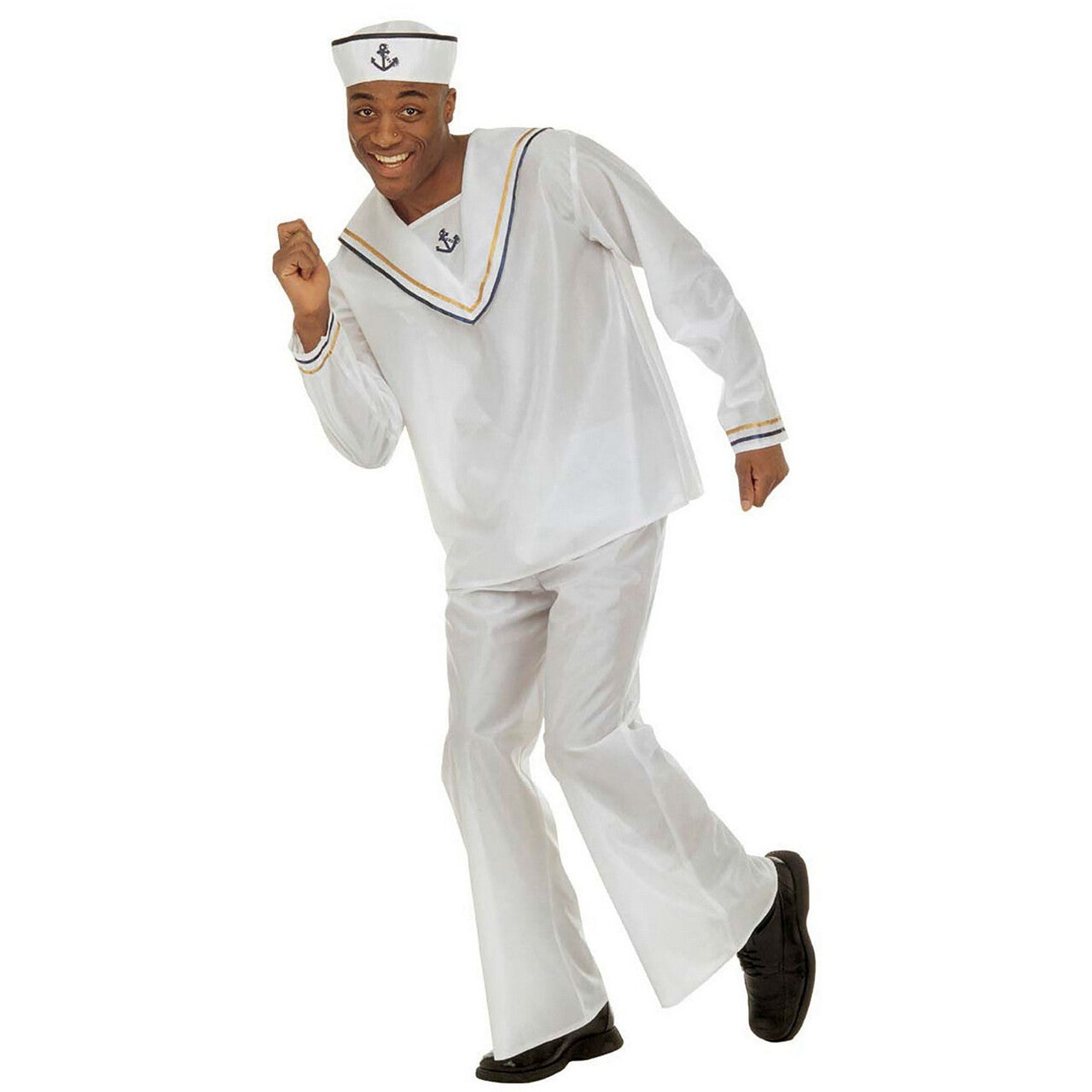 Op deze afbeelding zie je een Kostuums, van het merk Widmann. Matroos Love Boat Kostuum Man