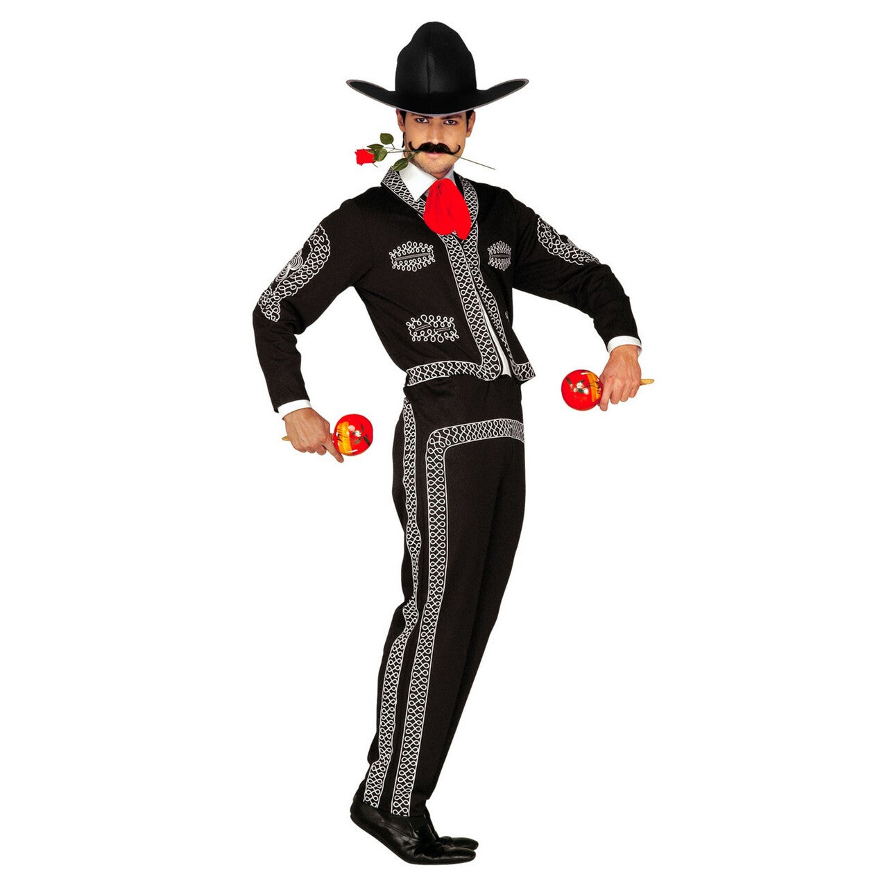 Op deze afbeelding zie je een Kostuums, van het merk Widmann. Mexicaanse Mariachi Man Kostuum