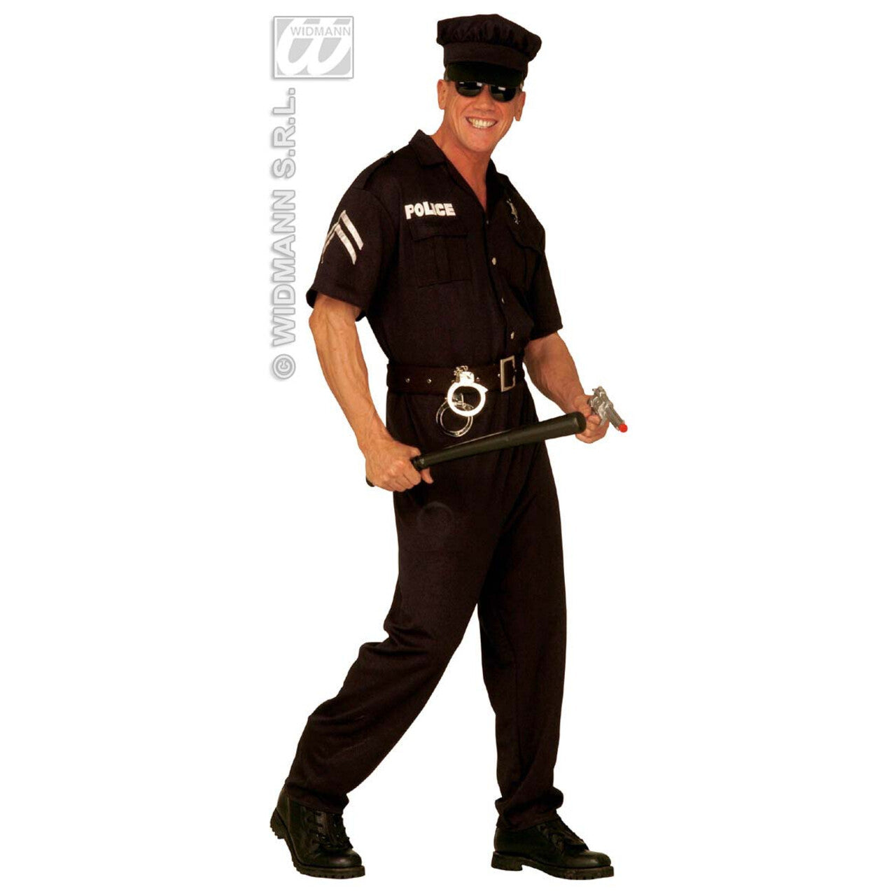 Op deze afbeelding zie je een Kostuums, van het merk Widmann. Agent Mr Officer Kostuum Man