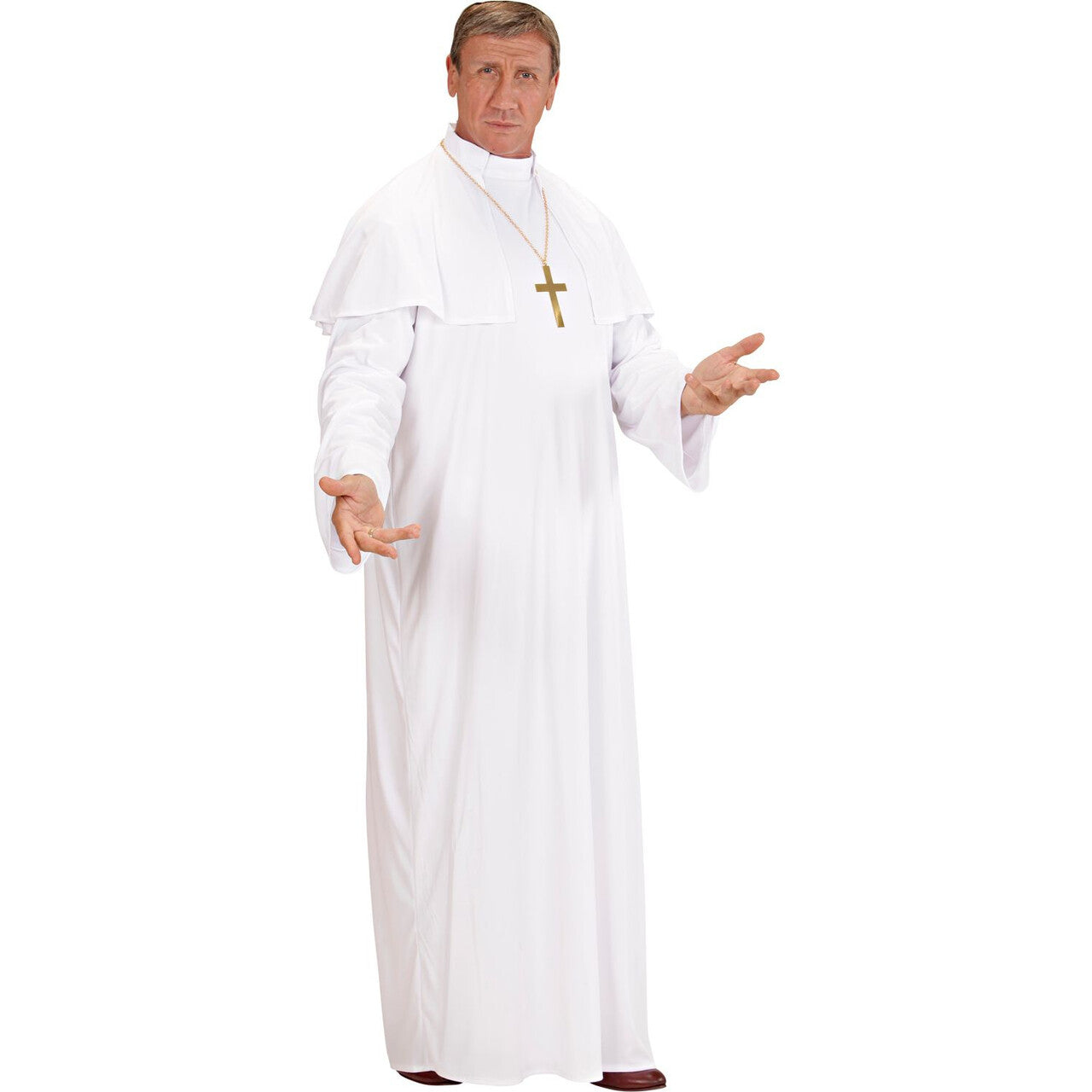 Op deze afbeelding zie je een Kostuums, van het merk Widmann. Paus Zijne Koninklijke Heiligheid Kostuum Man