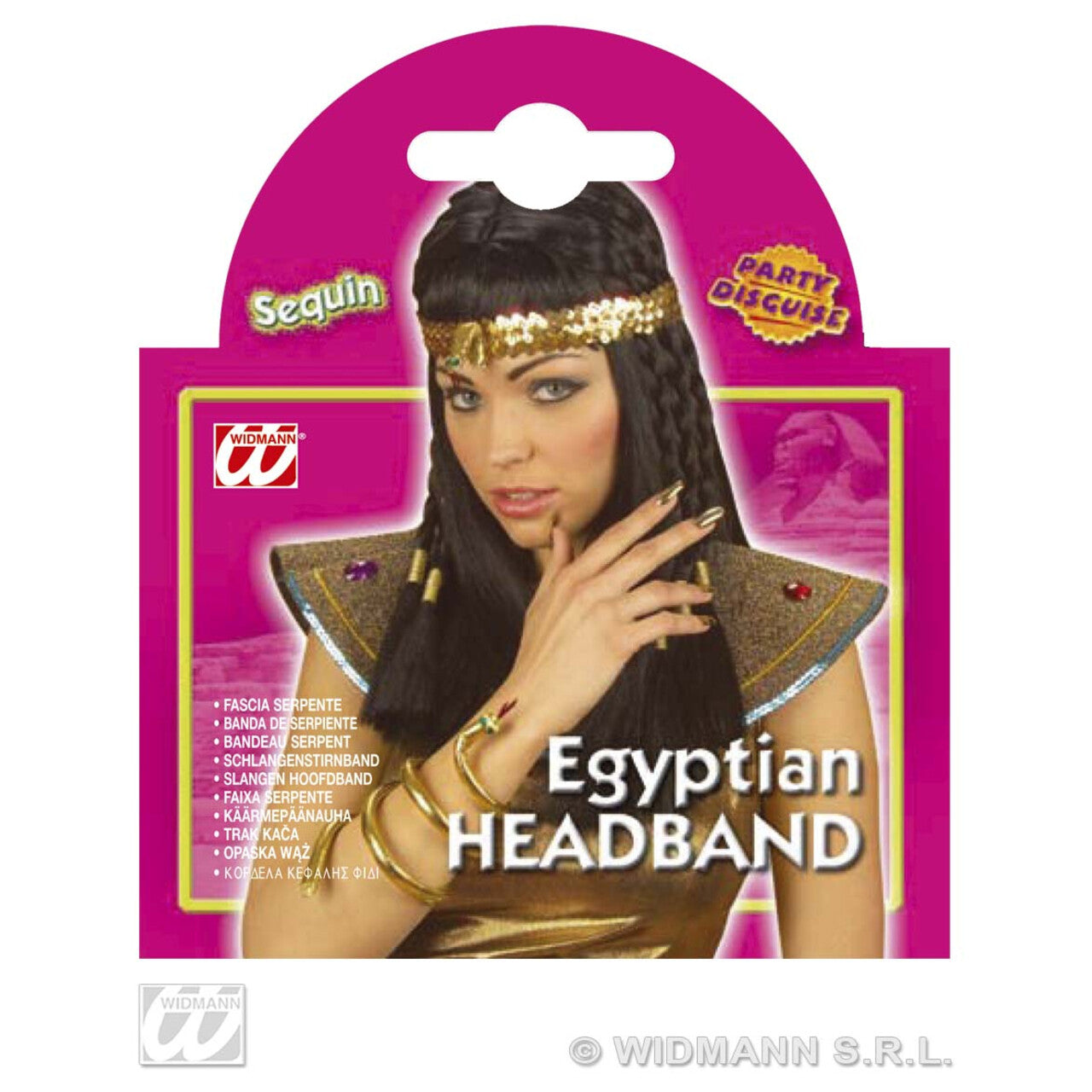 Op deze afbeelding zie je een Accessoires, van het merk Widmann. Egyptische Hoofdband