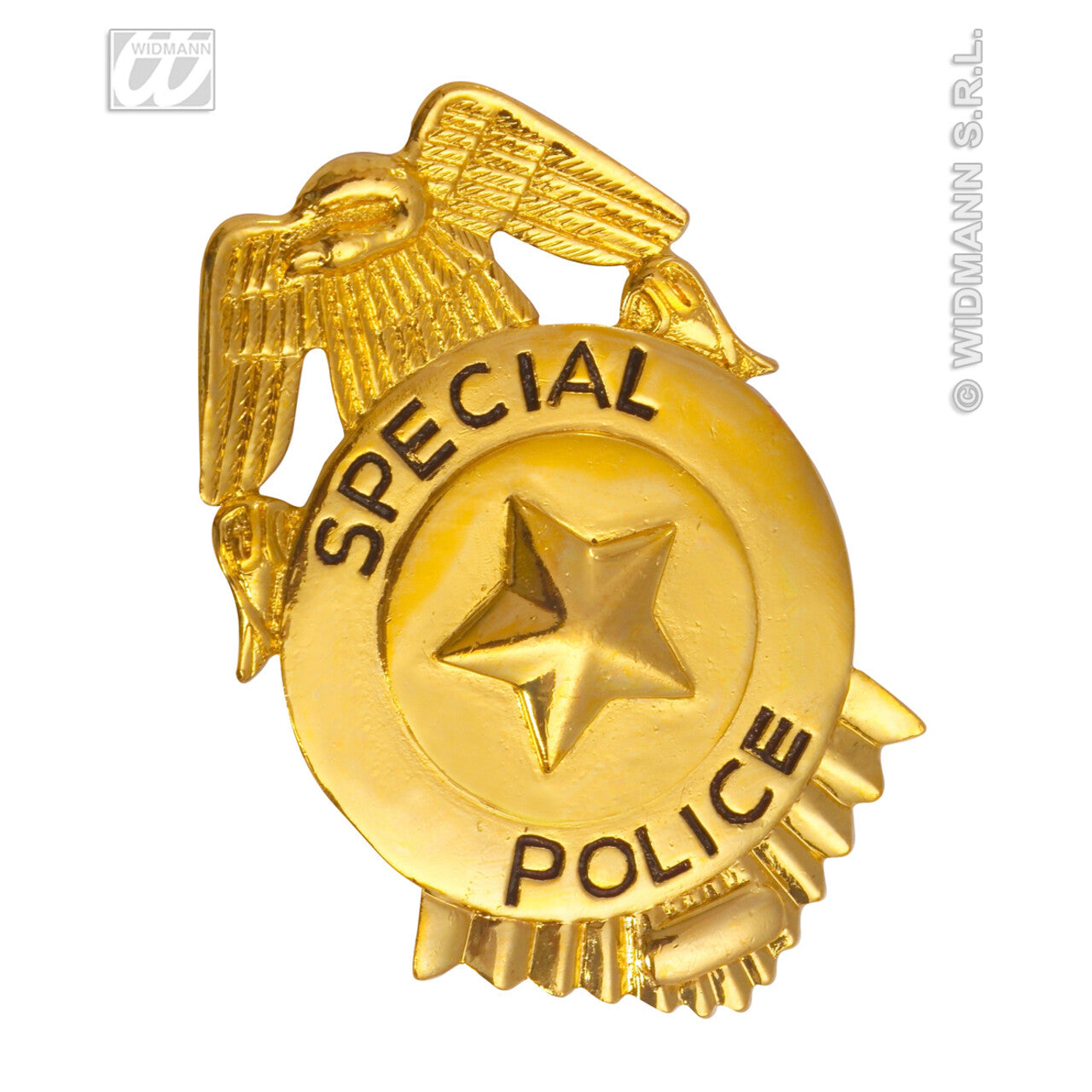 Op deze afbeelding zie je een Accessoires, van het merk Widmann. Badge Fbi