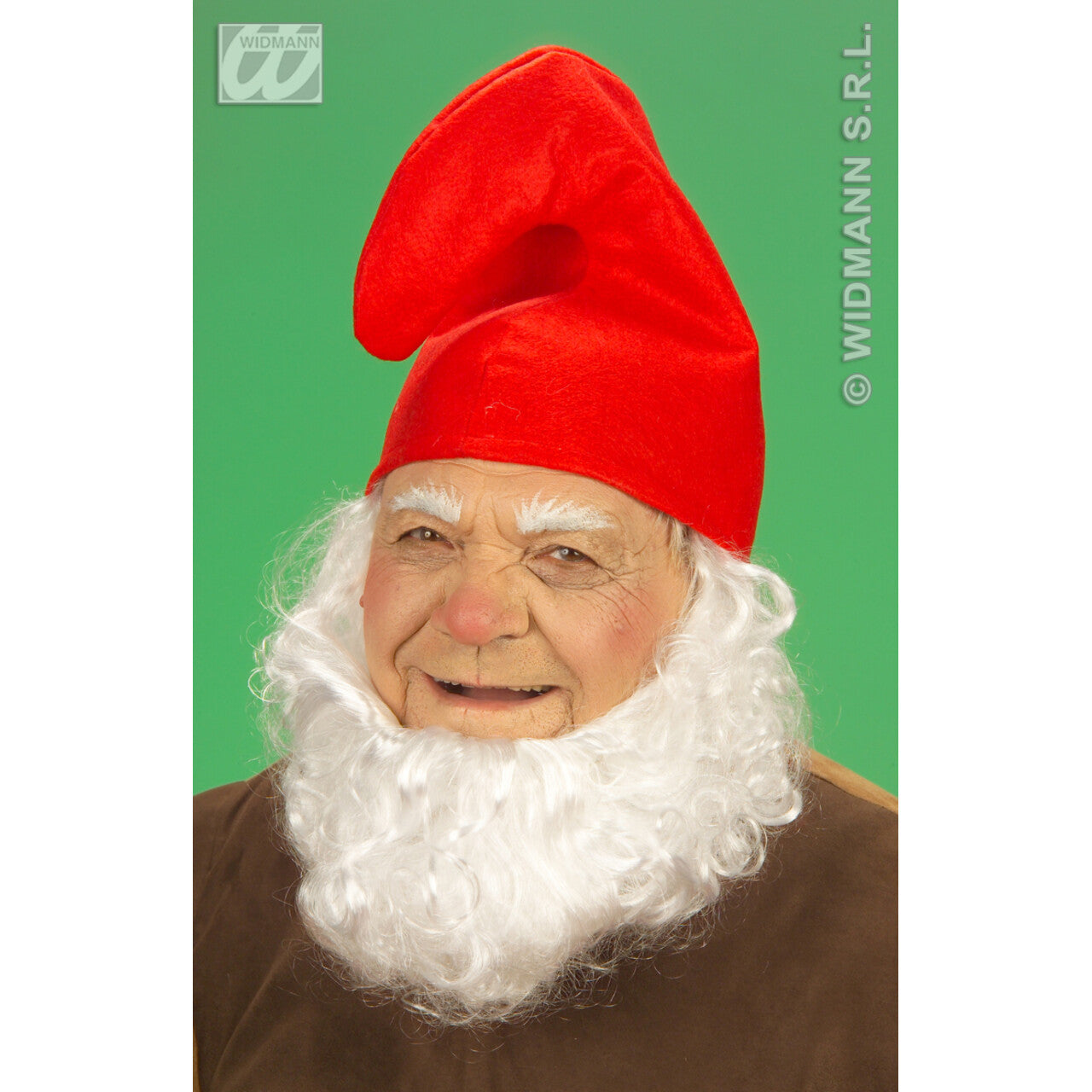 Op deze afbeelding zie je een Accessoires, van het merk Widmann. Rode Kaboutermuts
