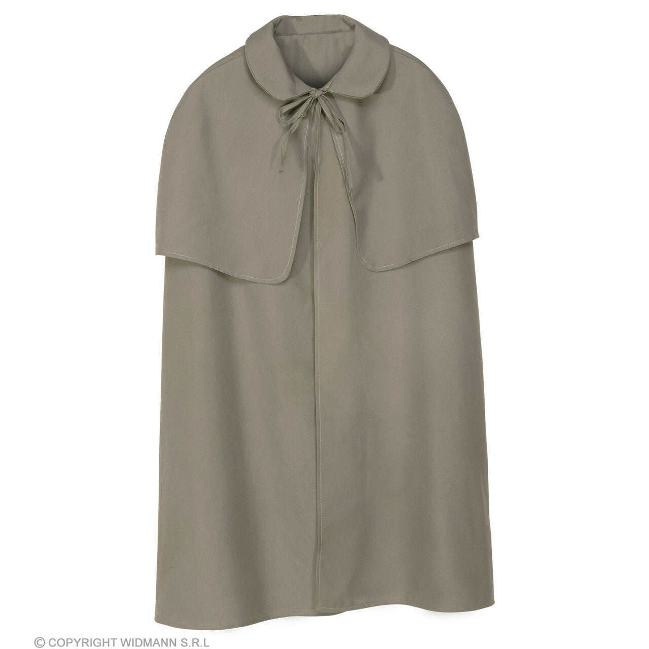 Op deze afbeelding zie je een Accessoires, van het merk Widmann. Zware Cape Grijs Met Kraag, 100 Centimeter