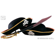 Op deze afbeelding zie je een Accessoires, van het merk Widmann. Piratenhoed, Kind