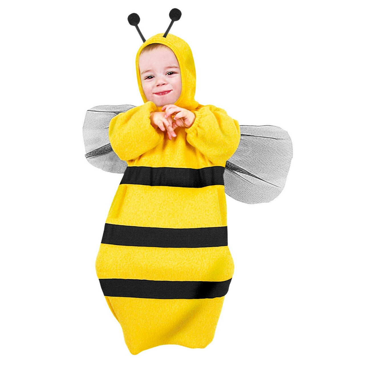 Op deze afbeelding zie je een Kostuums, van het merk Widmann. Bij, Baby Bumble Bee Kostuum Kind