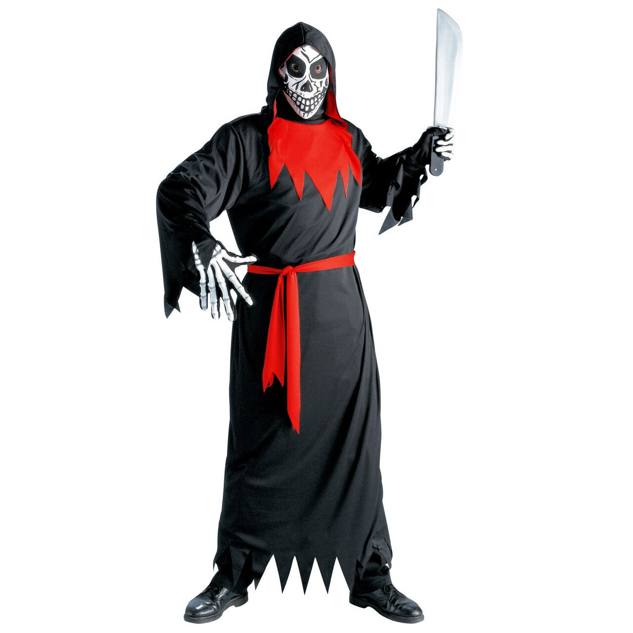 Op deze afbeelding zie je een Kostuums, van het merk Widmann. Evil Phantom Kind Rode Duivel Kostuum Jongen