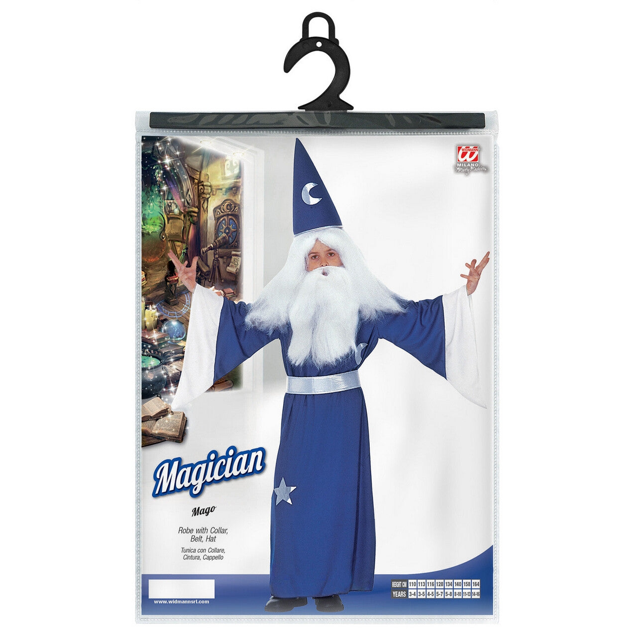 Op deze afbeelding zie je een Kostuums, van het merk Widmann. Magier, Kind Gandalf Kostuum Jongen