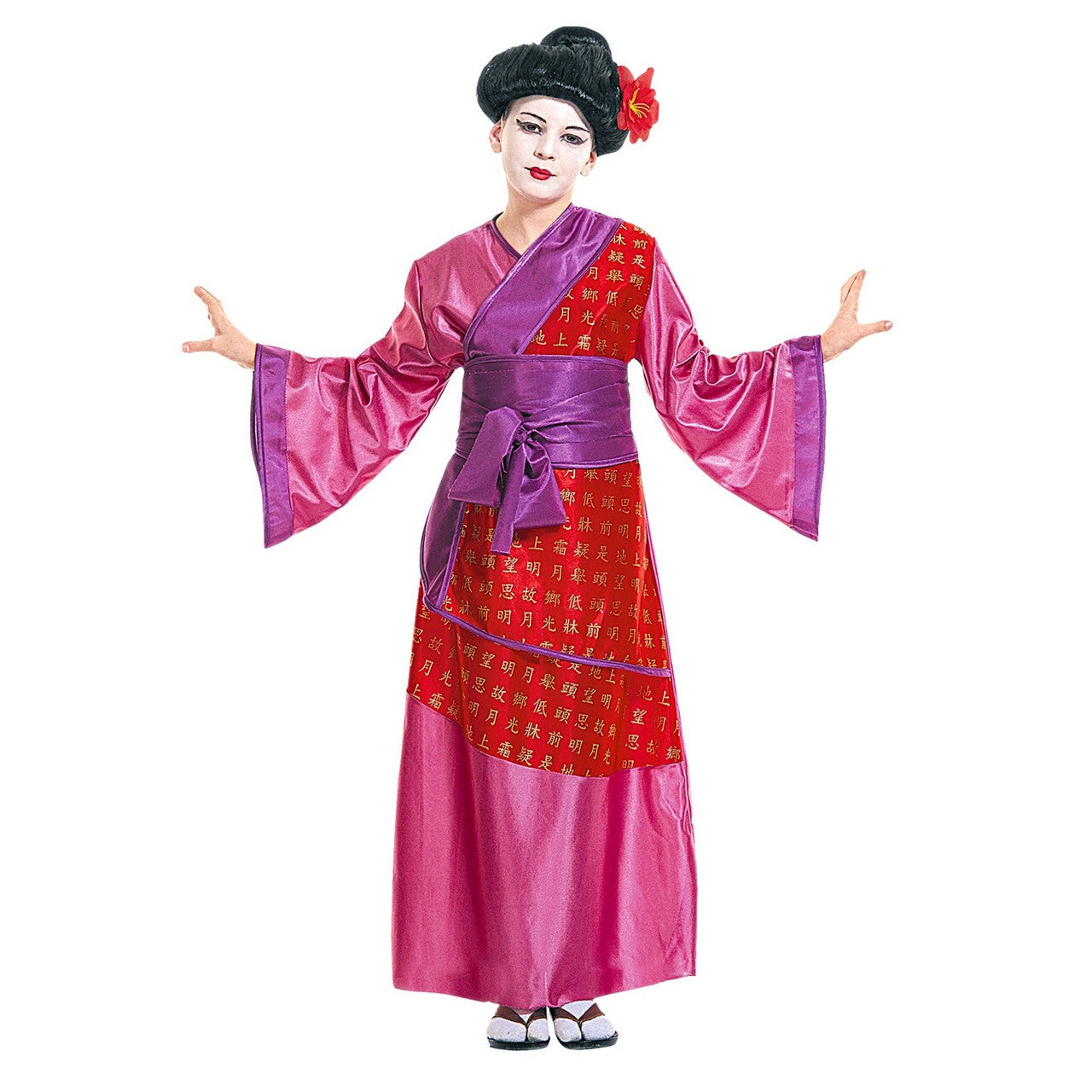 Op deze afbeelding zie je een Kostuums, van het merk Widmann. China Girl Queen Of Geishas Kostuum Meisje