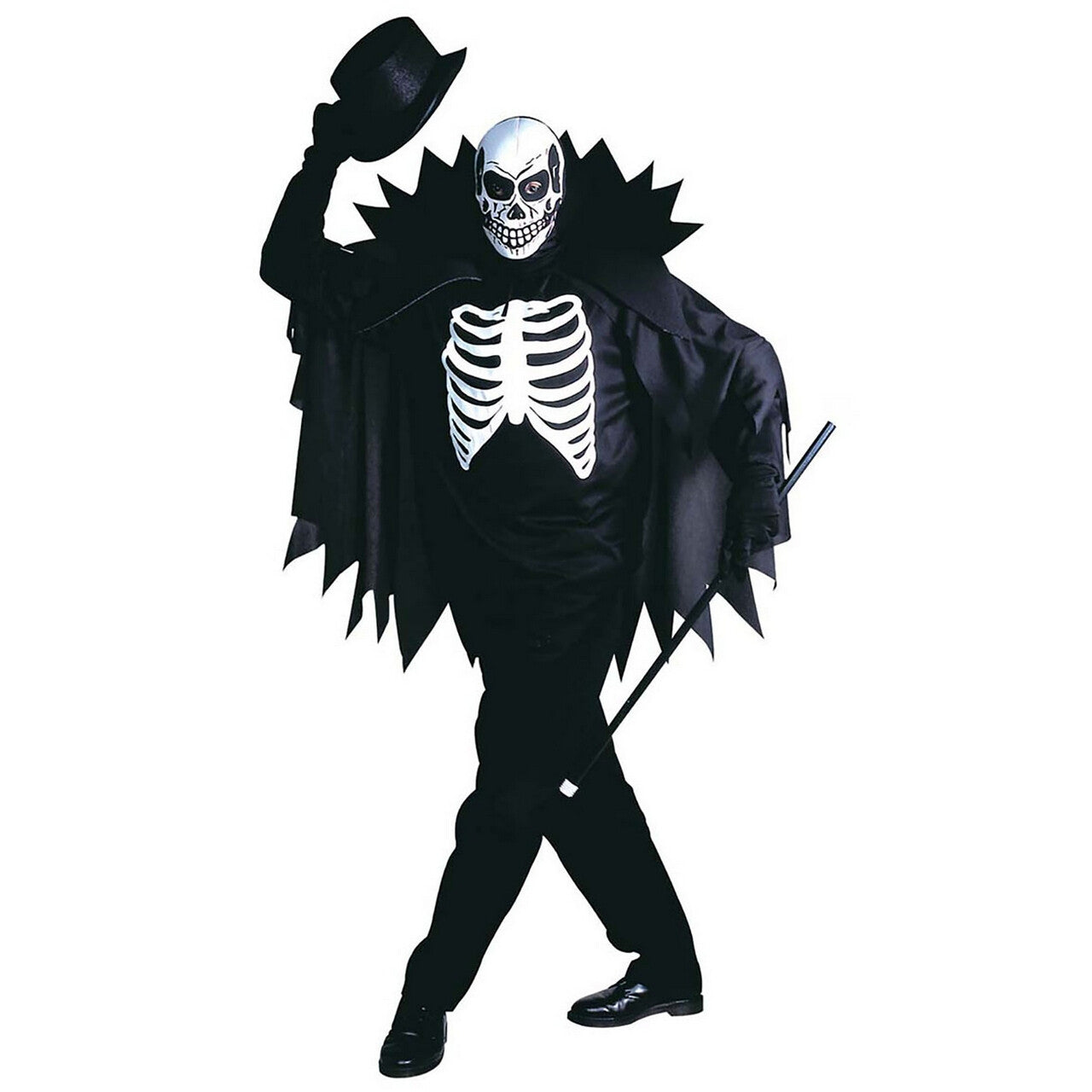 Op deze afbeelding zie je een Kostuums, van het merk Widmann. Mr Skeleton Guy Says Hi Kostuum Man