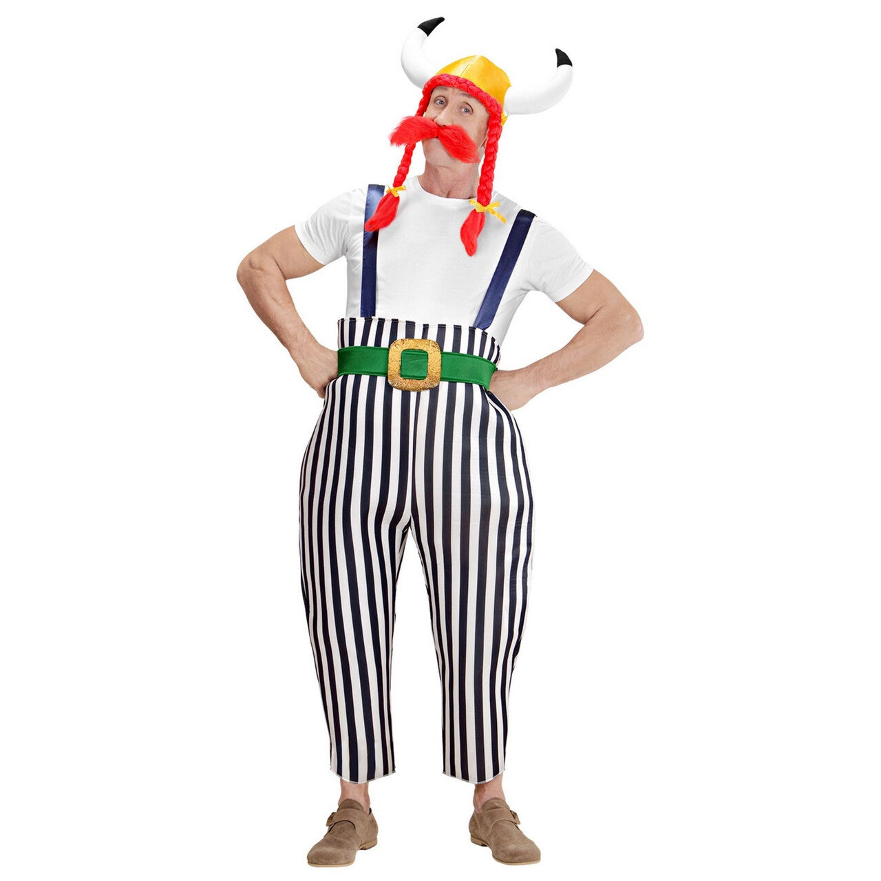 Op deze afbeelding zie je een Kostuums, van het merk Widmann. Obelix De Gallier Kostuum Man