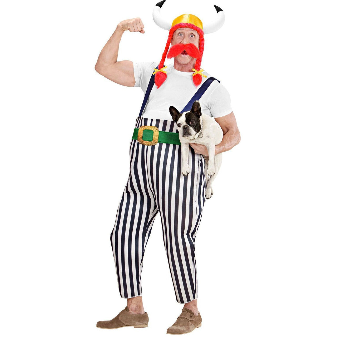 Op deze afbeelding zie je een Kostuums, van het merk Widmann. Obelix De Gallier Kostuum Man