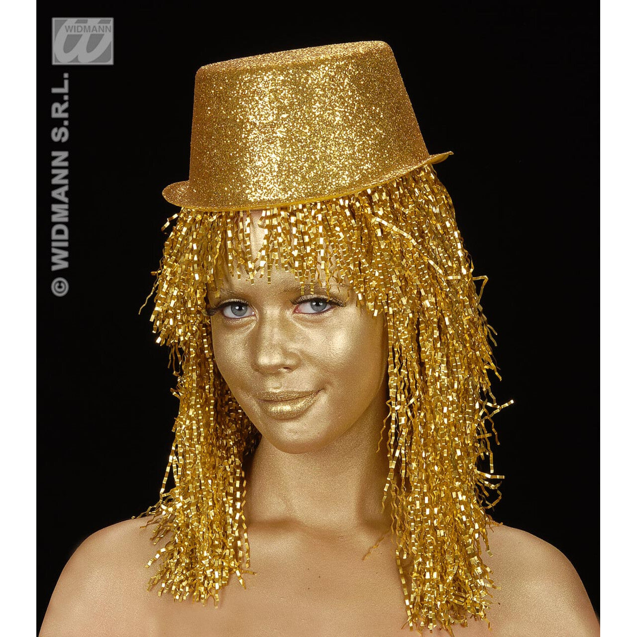 Op deze afbeelding zie je een Accessoires, van het merk Widmann. Tube Make-Up, Goud