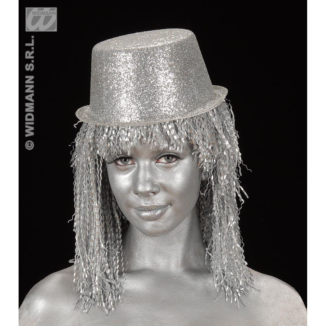 Op deze afbeelding zie je een Accessoires, van het merk Widmann. Tube Make-Up Zilver