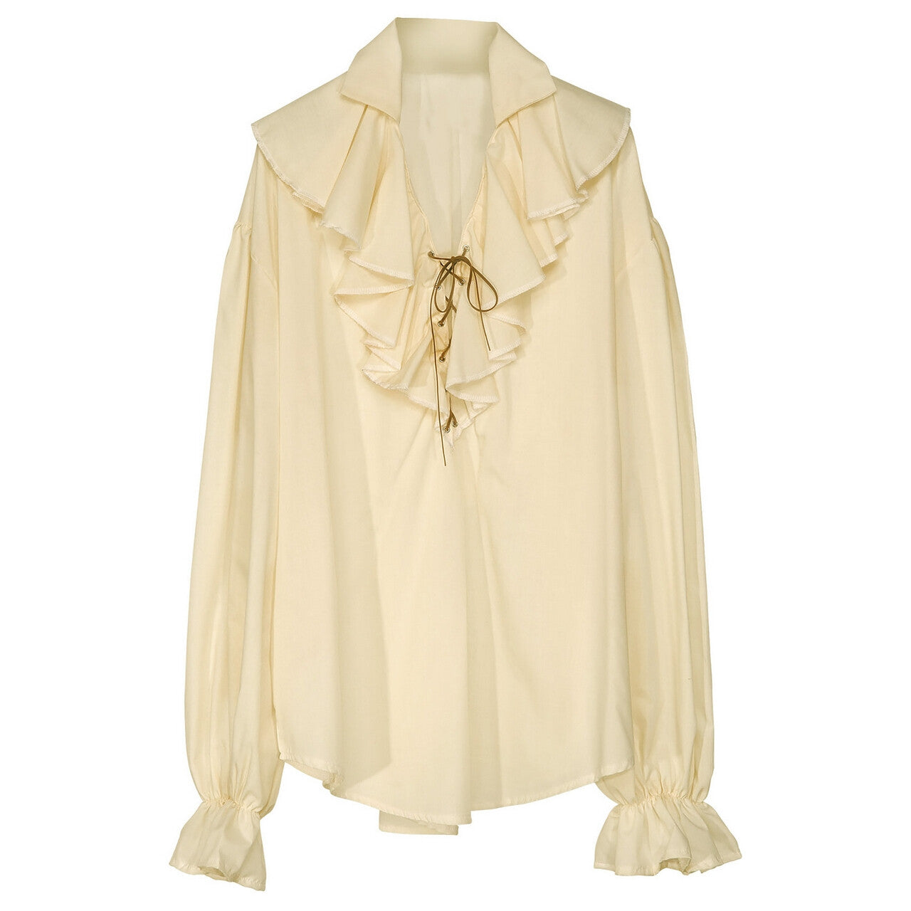 Op deze afbeelding zie je een Kostuums, van het merk Widmann. Piratenshirt Beige Man